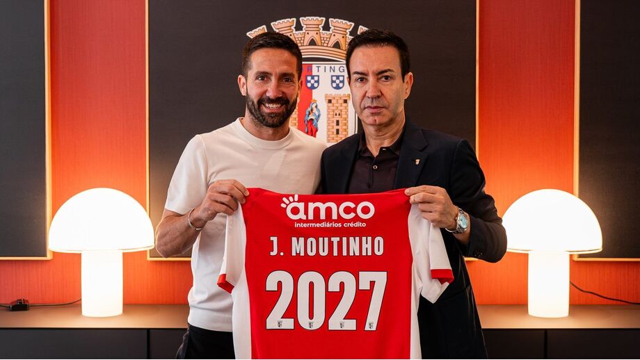 João Moutinho prolonga contrato com o Sp. Braga até 2027