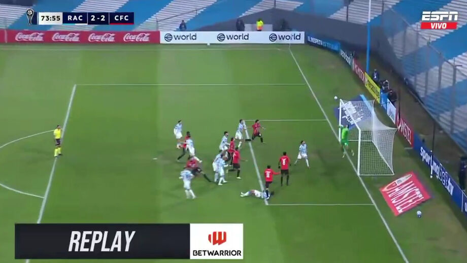 Caricato golo tirou o Racing da Taça Sul-Americana