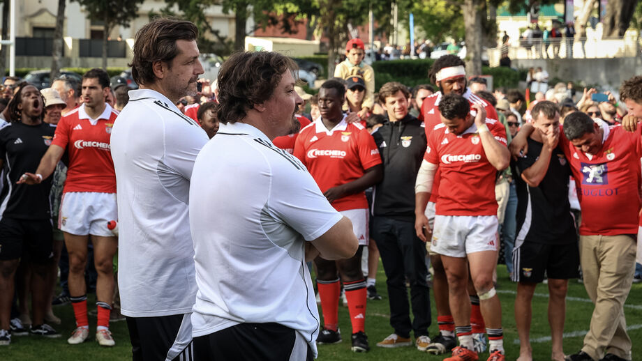António Aguilar, treinador de râguebi do Benfica