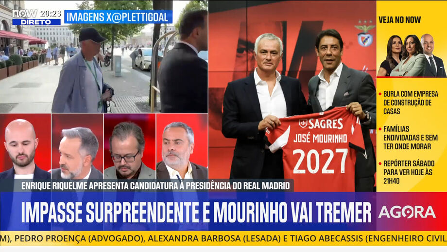 Editor do Record critica falta de liderança de Rui Costa no processo de José Mourinho