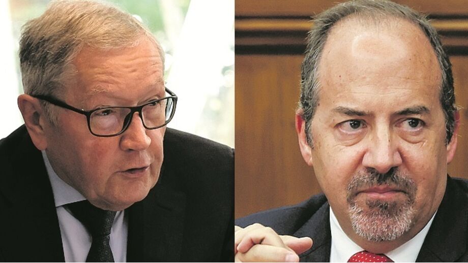 Regling e Santos Pereira na conferência do Now