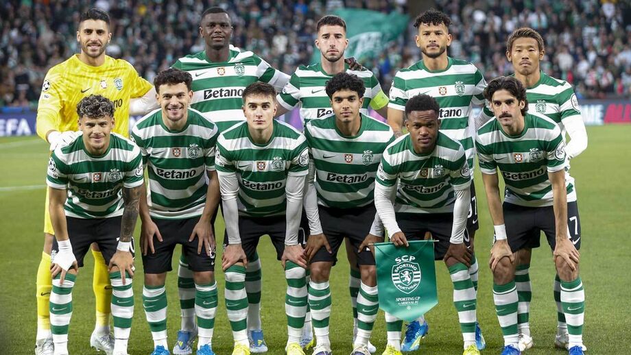 Onze do Sporting no jogo com o Arsenal para a Champions esta época