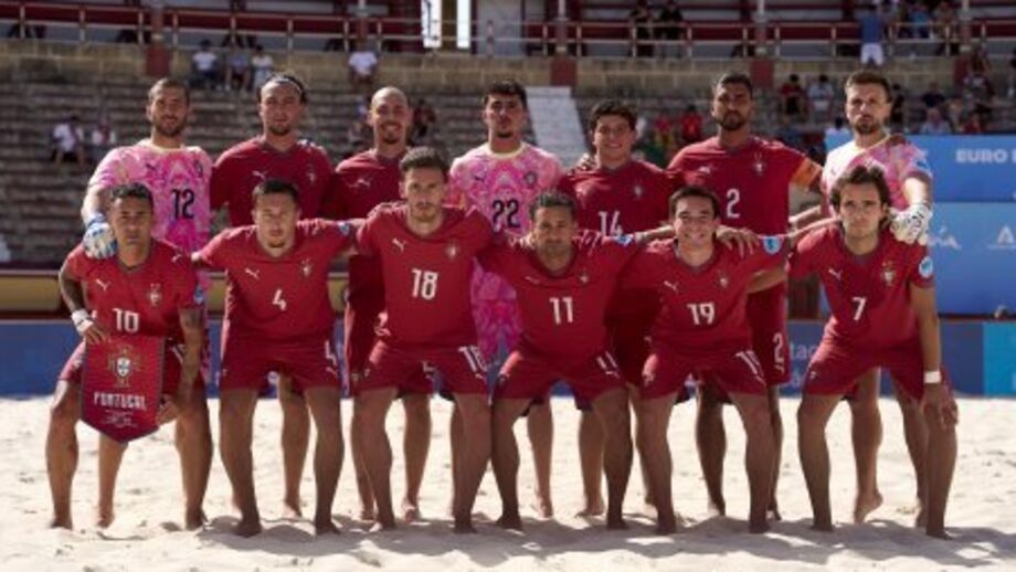 Portugal perde final da Liga Europeia de futebol de praia contra Espanha