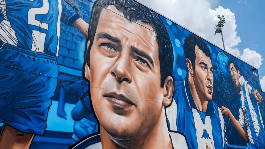 Jorge Costa homenageado em mural no Olival