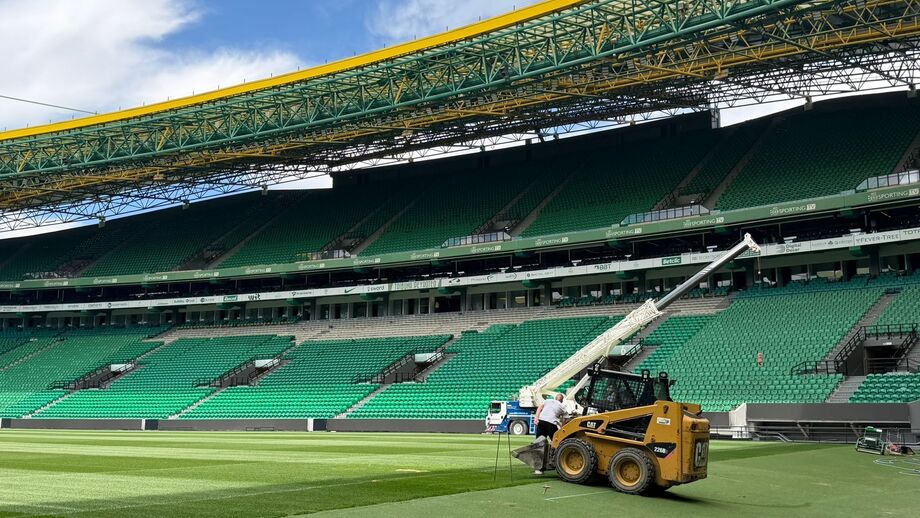 Estádio José Alvalade em manutenção