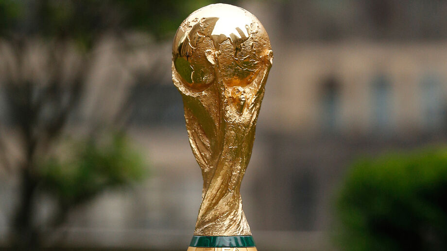 O troféu do Mundial, que em 2026 será disputado por 48 seleções