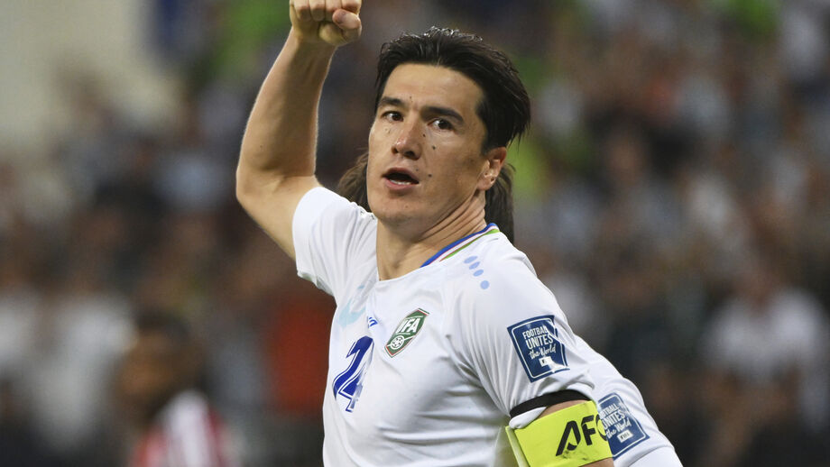 Shomurodov é o capitão do Uzbequistão