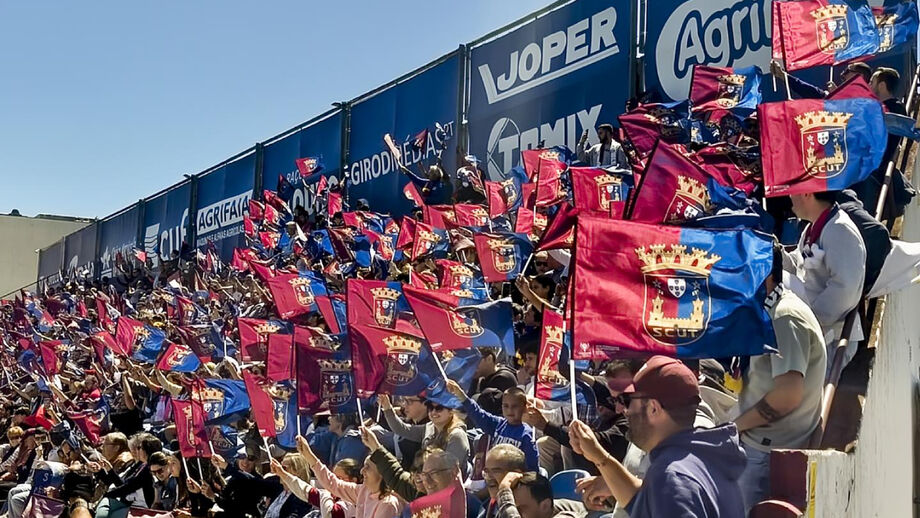Adeptos do Torreense enchem bancada do Estádio Manuel Marques