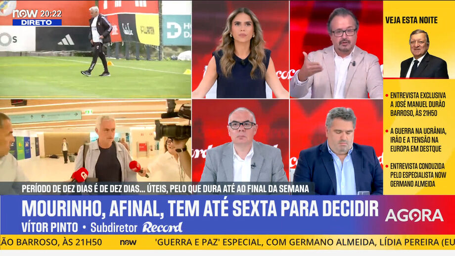 Subdiretor de Record sobre processo de saída de Mourinho do Benfica para Espanha