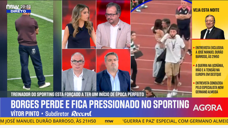 Bernardo Ribeiro, diretor de Record, analisa momento do Sporting após derrota no Jamor