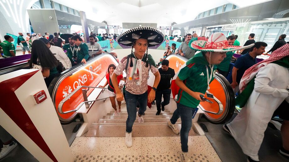 Adeptos mexicanos marcam presença no Mundial 