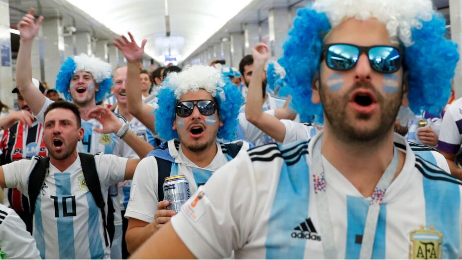 Adeptos da Argentina receberam prémio de consolação