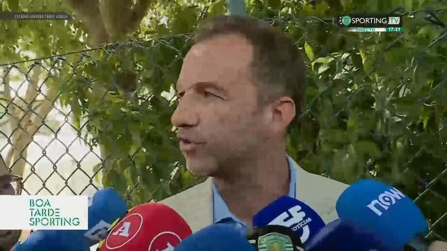 Presidente do Sporting diz que o técnico vai continuar na próxima época