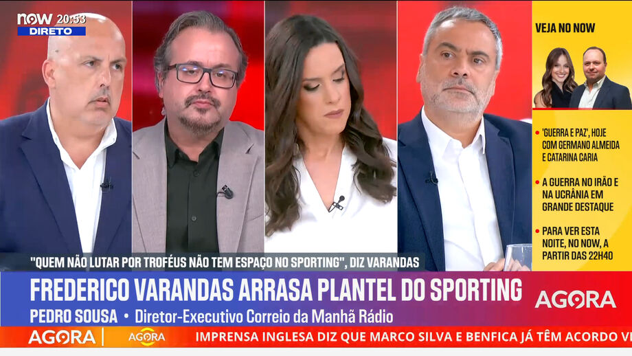 Diretor executivo de Record aborda críticas de Varandas aos jogadores após derrota no Jamor