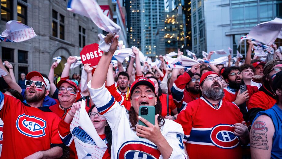 Fãs celebram o crescimento da NHL