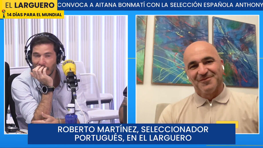Selecionador nacional concedeu uma entrevista ao programa 'El Larguero'