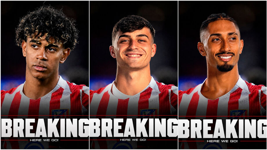 Atlético de Madrid anuncia contratações: Javi Galán, Çağlar Söyüncü e Santiago Mouriño.
