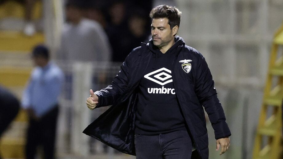 Tiago Fernandes recordou o pai, Manuel Fernandes, nos festejos da permanência do Portimonense