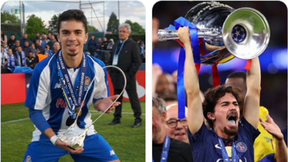 FC Porto felicita Vitinha pela conquista da Champions