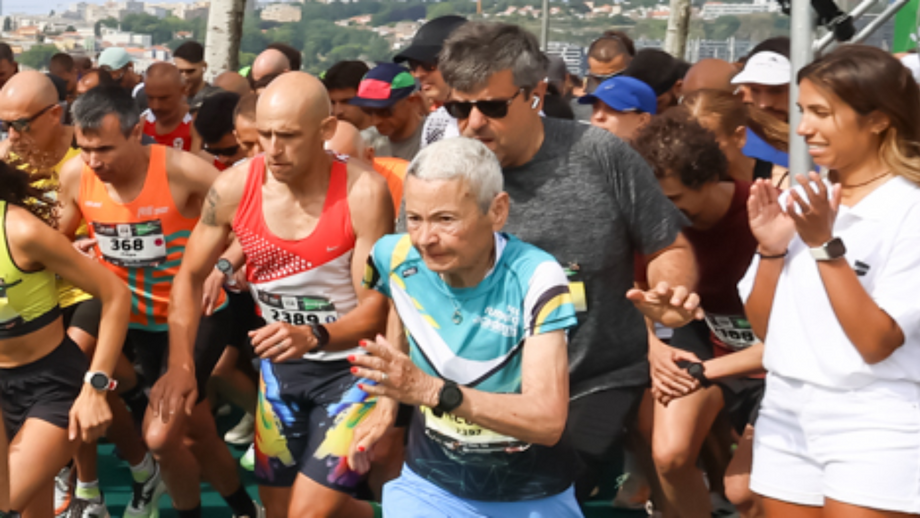 Conceição Grare na Corrida 20 Anos ECI Gaia Porto powered by Record