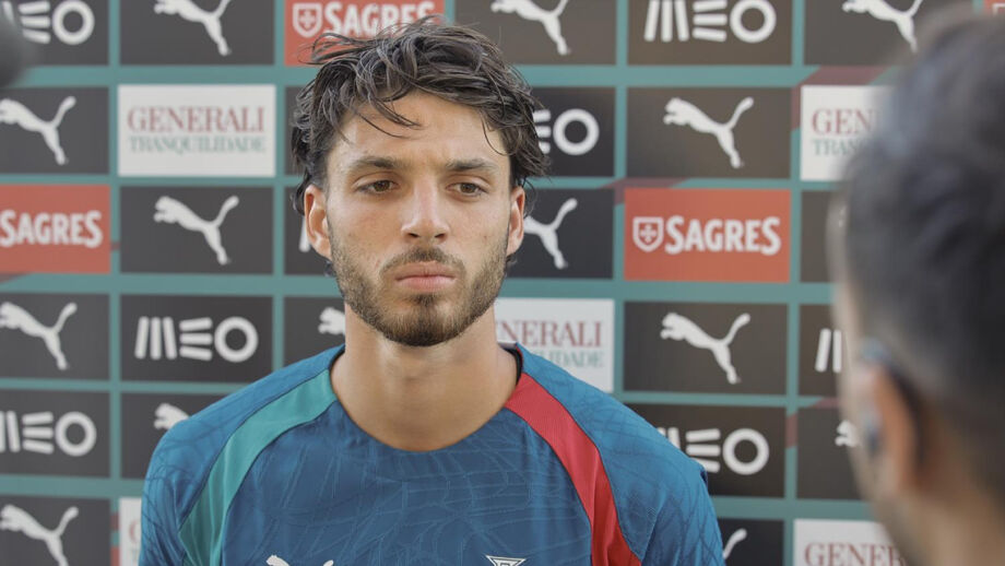Mathias de Amorim falou aos jornalistas antes do apronto