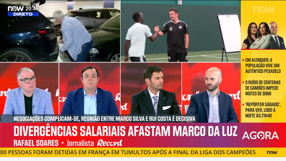 Rafael Soares sobre os critérios dos encarnados para o comando técnico