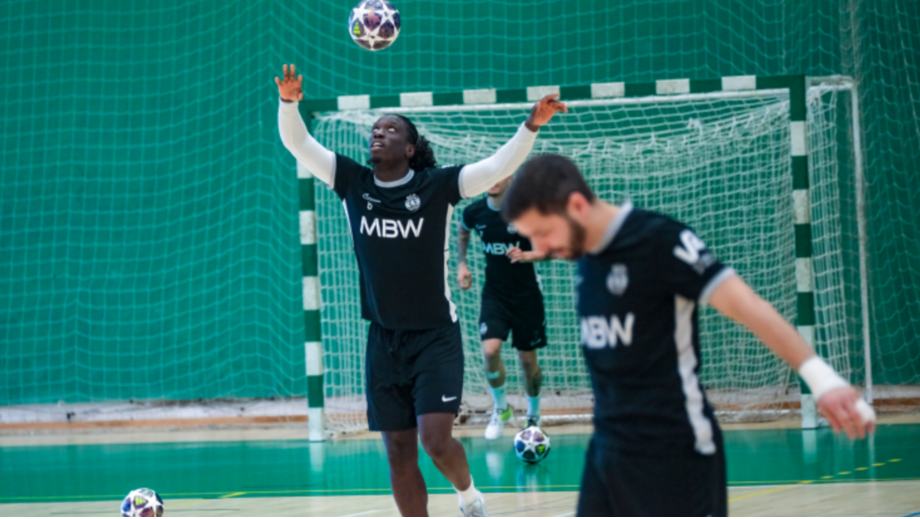 Zicky Té no treino do Sporting