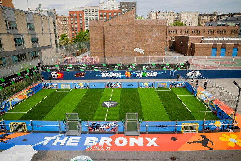 EA Sports FC e La Liga inauguram campo comunitário no Bronx, Nova Iorque