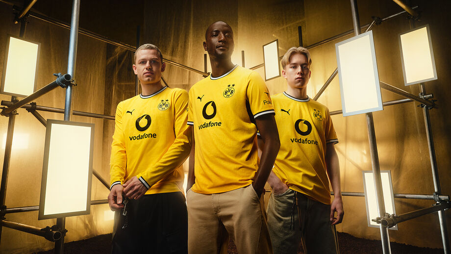 A nova camisola do Borussia Dortmund
