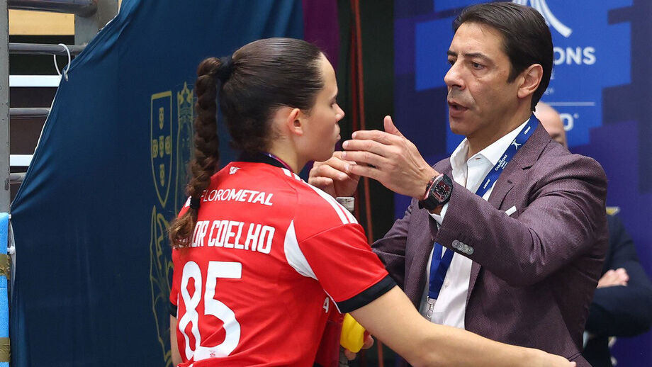 Rui Costa com Leonor Coelho 