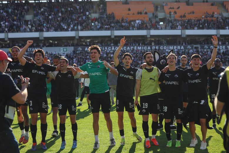 Académica festeja subida à 2.ª Liga