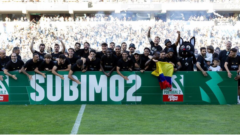 Académica festeja subida à 2.ª Liga