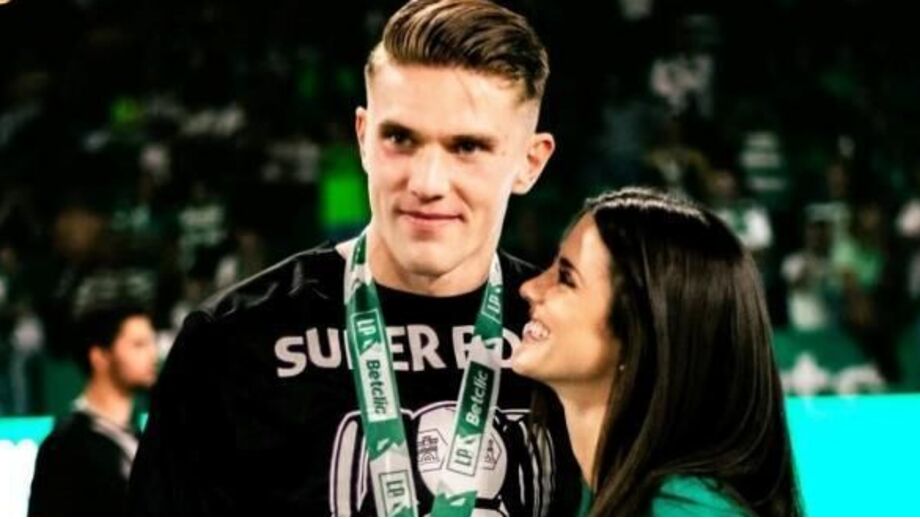 Viktor Gyökeres e Inês Aguiar