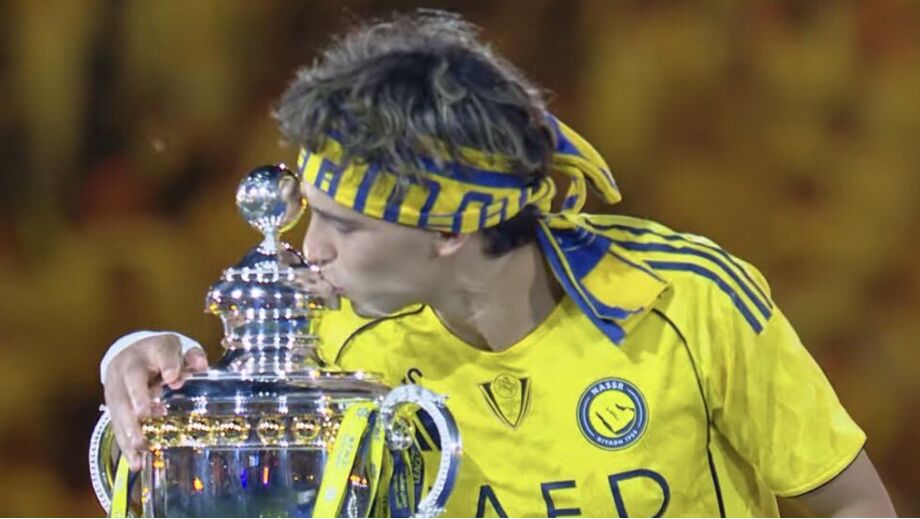 João Félix celebra título saudita com Al Nassr