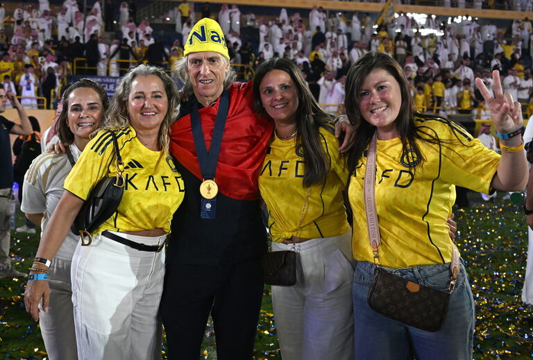 Jorge Jesus com a família