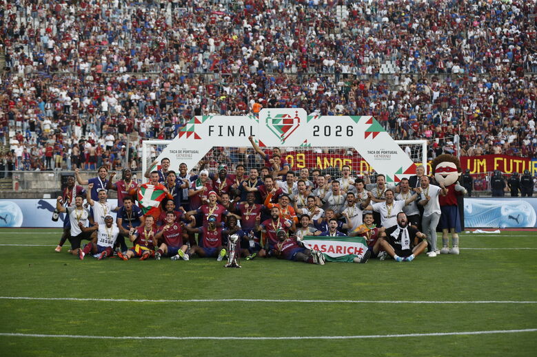 As melhores imagens da festa do Torreense após a conquista da Taça de Portugal