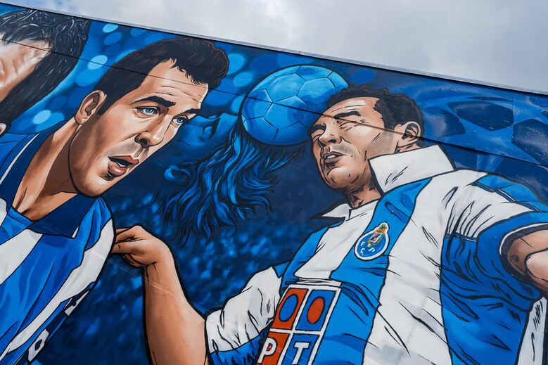 Jorge Costa homenageado em mural no Olival