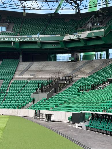 As obras em curso no Estádio José Alvalade