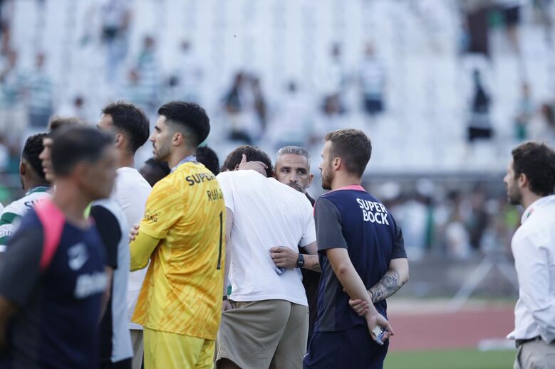 Rui Borges após a derrota do Sporting no Jamor