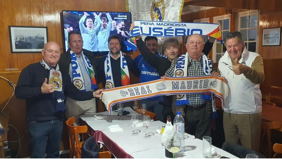 Adeptos do Real Madrid em Lisboa