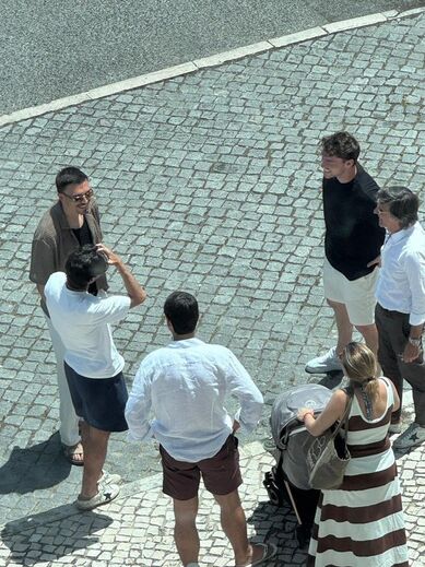 Palhinha, Trincão, Ruben Amorim e Franco Israel juntos em Lisboa