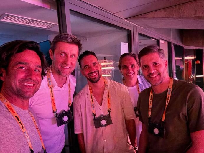 Ruben Amorim regressou à Luz... para assistir ao concerto de Bad Bunny com Nuno Gomes