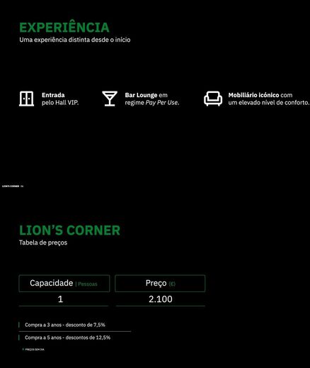 As novidades acerca do 'Lion's Corner' no Estádio José Alvalade