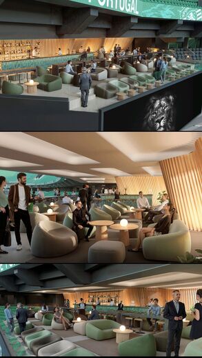 Como deve ficar o espaço do 'Lion's Corner' em Alvalade