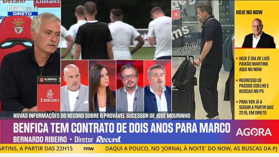 SAD do Benfica só espera o cheque para saída de José Mourinho