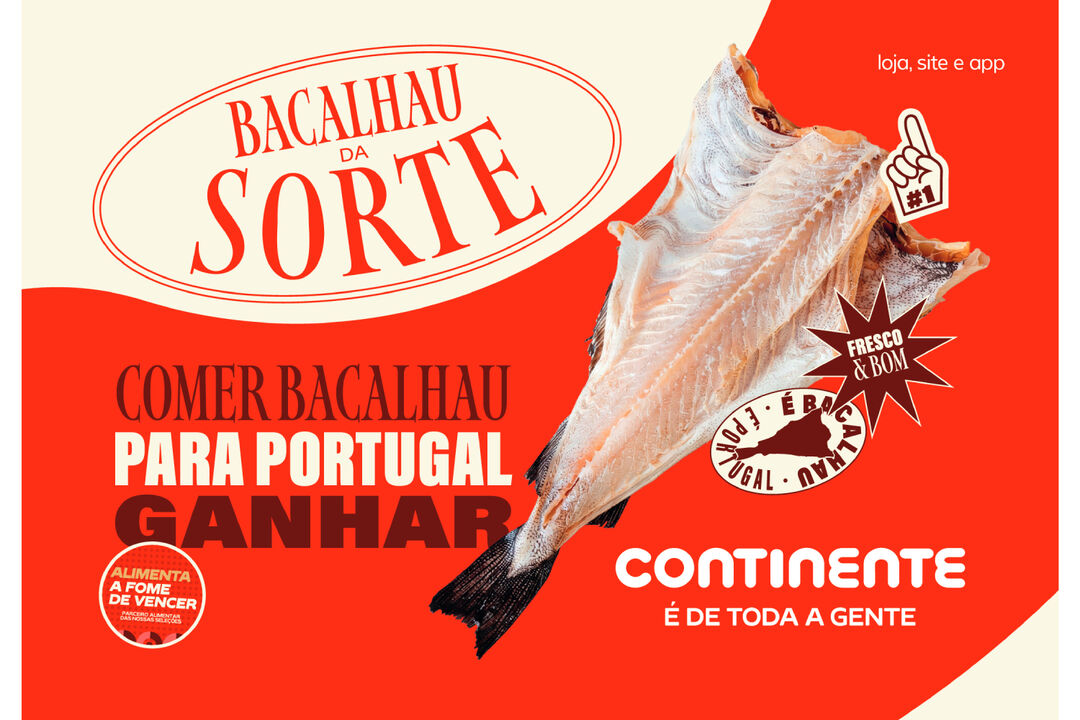 Bacalhau do Continente para Portugal ganhar