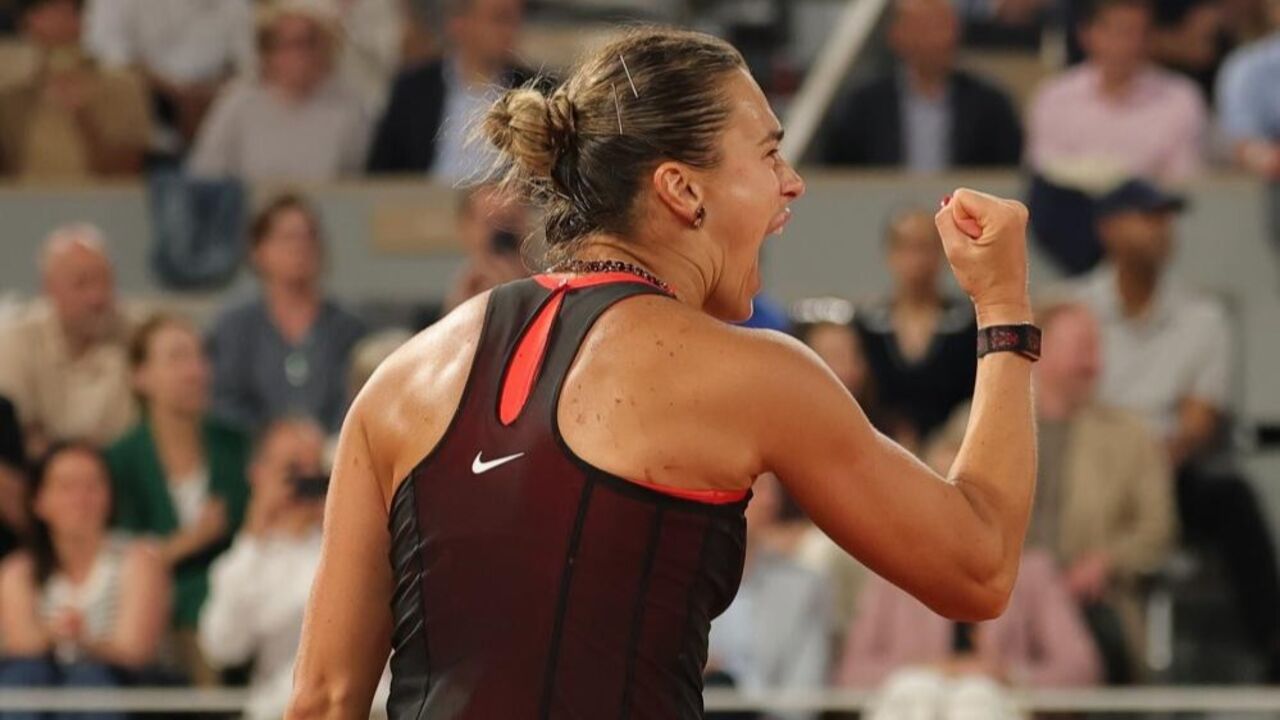 Aryna Sabalenka avança para os 'quartos' de Roland Garros
