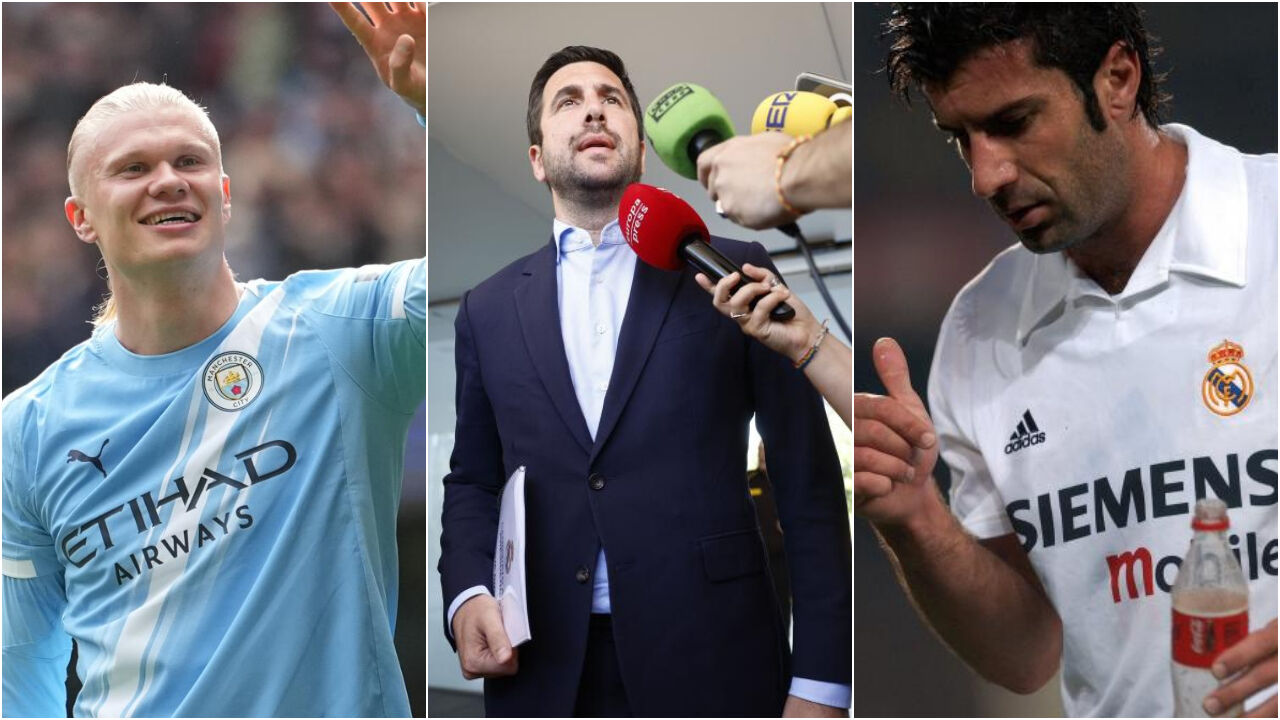 Enrique Riquelme prometeu Haaland no Real Madrid e lembrou caso de Luís Figo