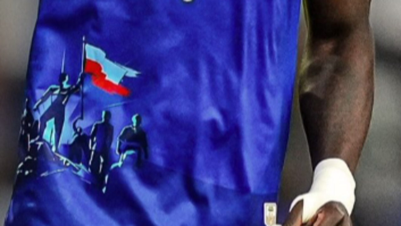 O pormenor da camisola do Haiti alusivo à Batalha de Vertières