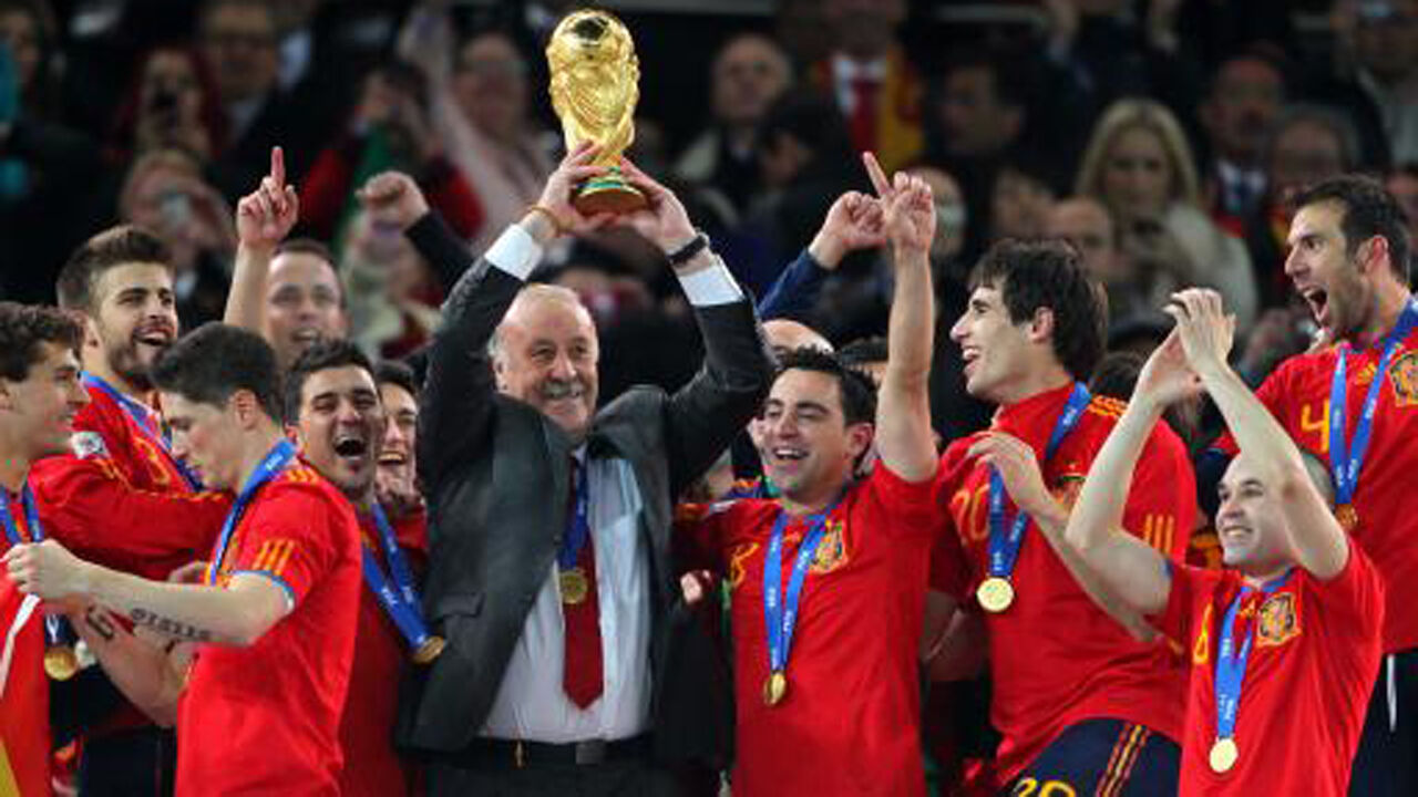 Espanha conquistou o Mundial'2010 com Vicente del Bosque no comando